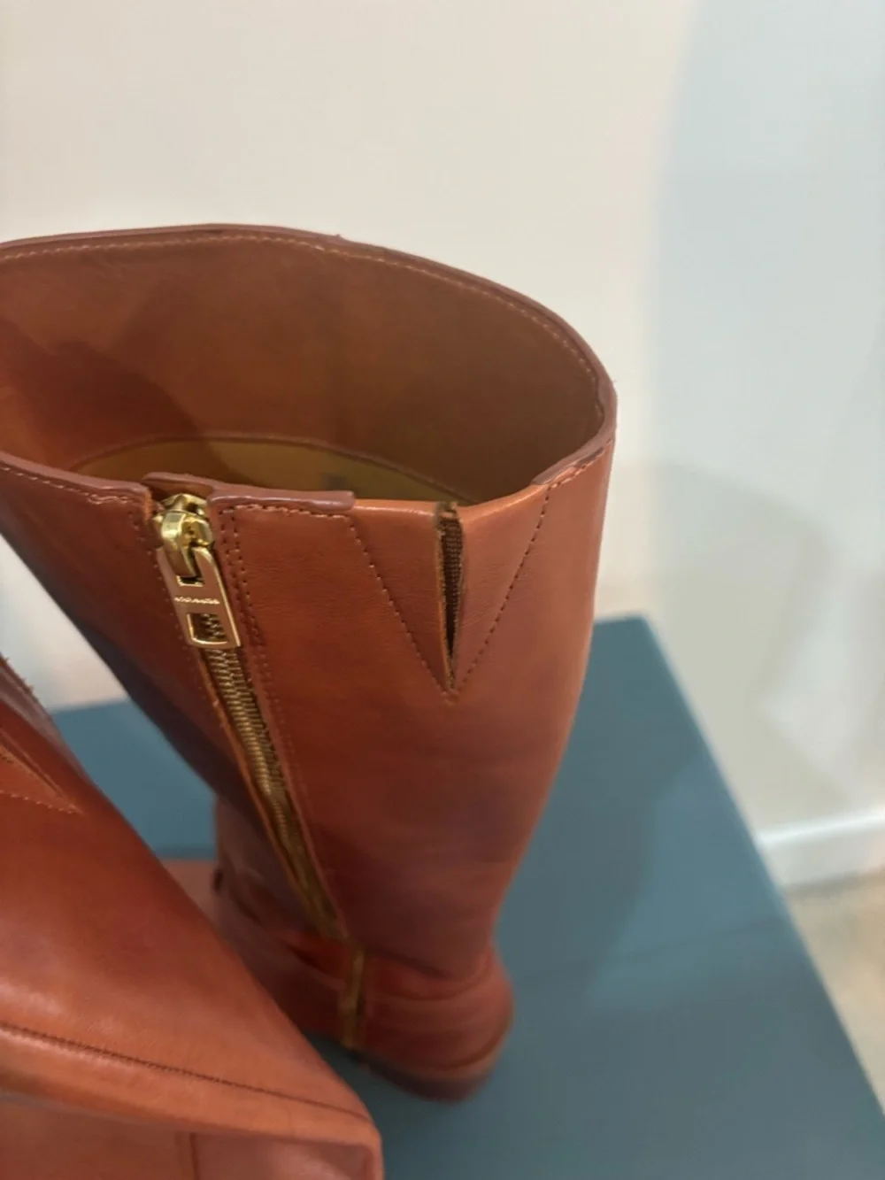 ❤️SALE❤️ Coach Carolina Leather Riding Boots - Picture 13 of 16